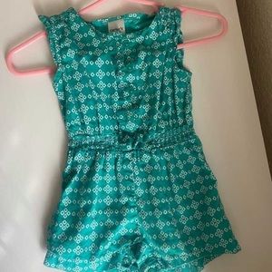 Carters turquoise baby romper